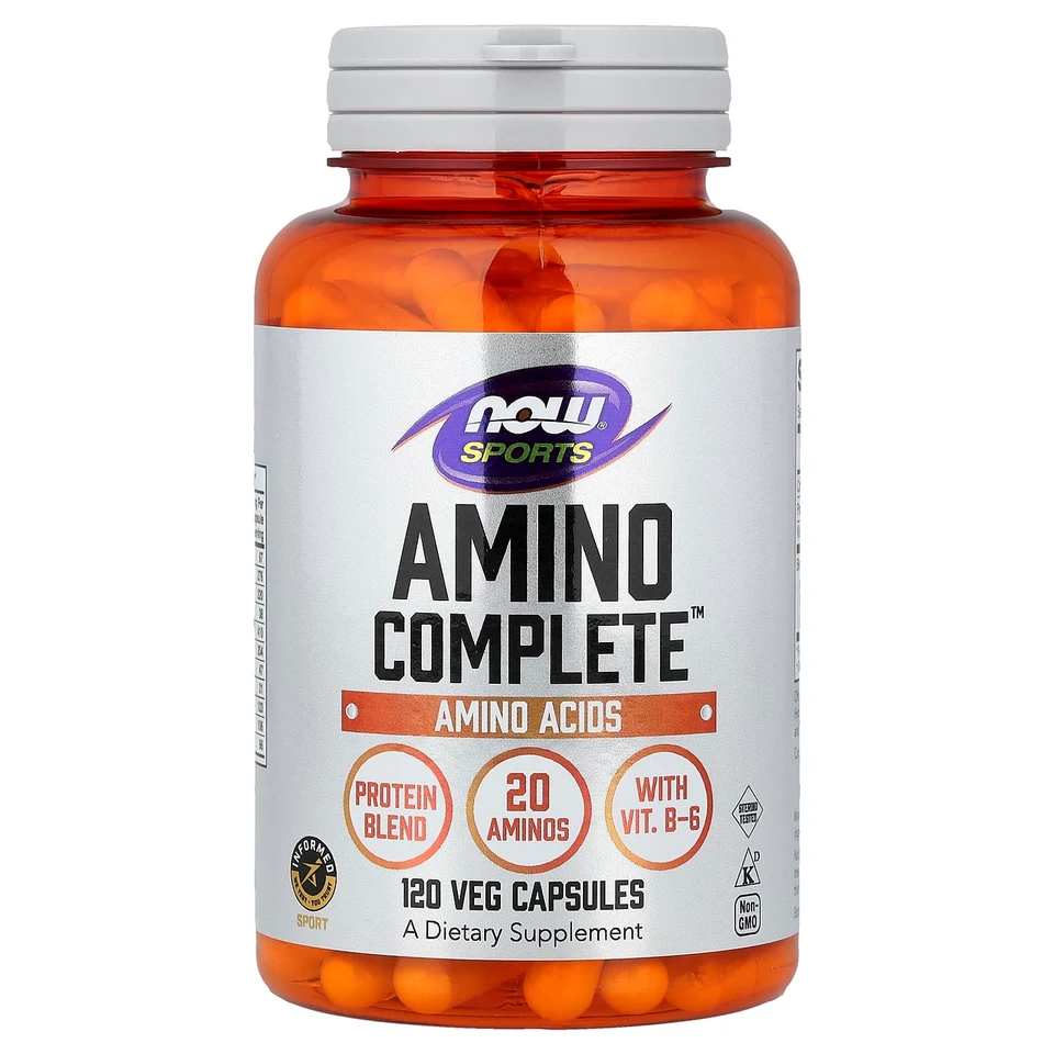 Аминокислотный комплекс NOW Foods Amino Complete™, 120 растительных капсул