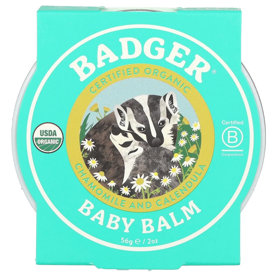 Бальзам для детей Badger, 56 г (2 унции)