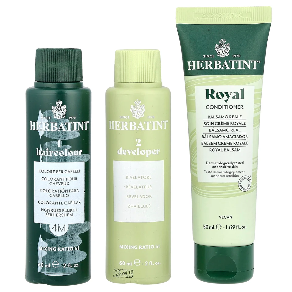 Гель Herbatint Permanent Haircolor 4M Mahogany Chestnut, 170 мл