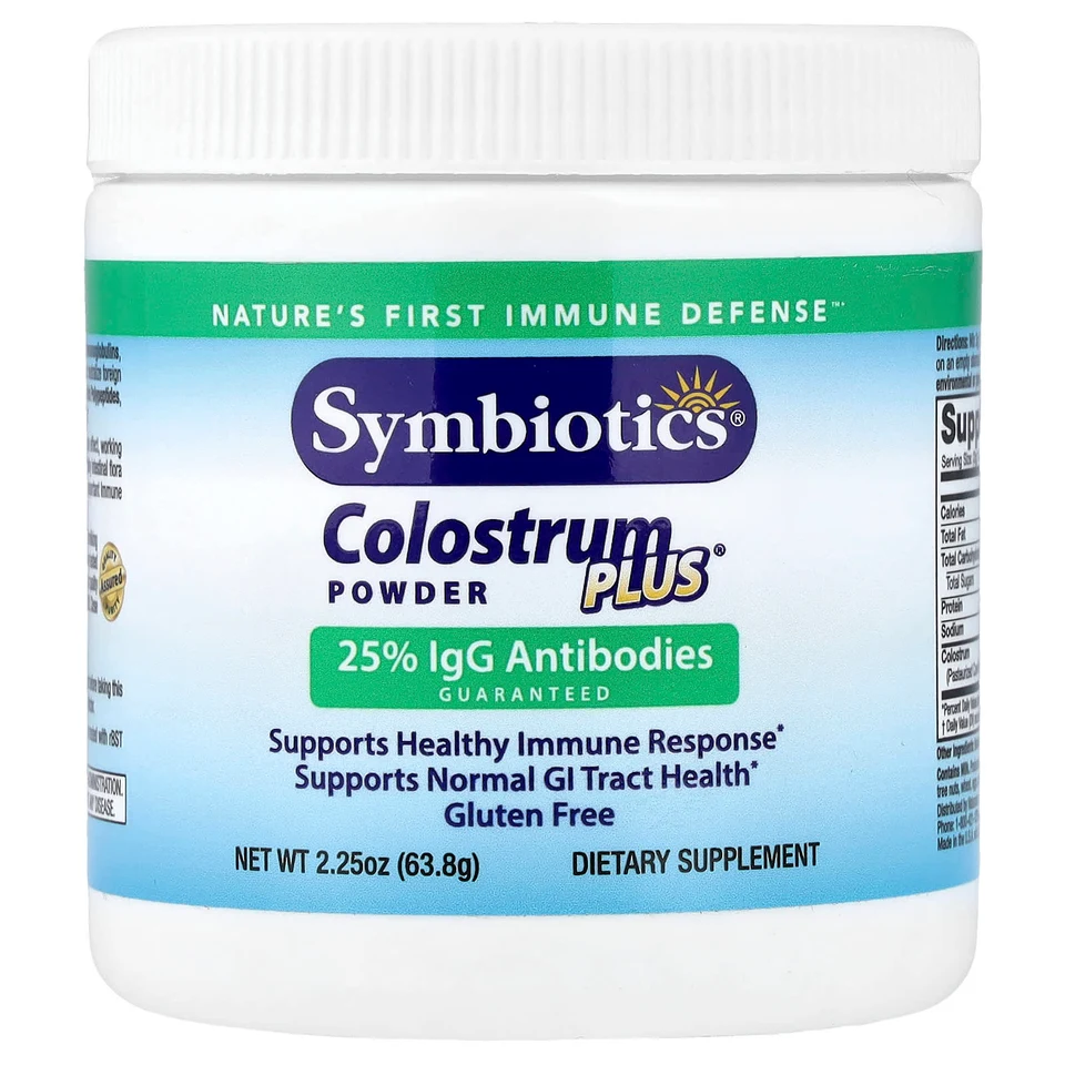 Жевательные таблетки Colostrum Plus Symbiotics® Powder, 63.8 г, порошок