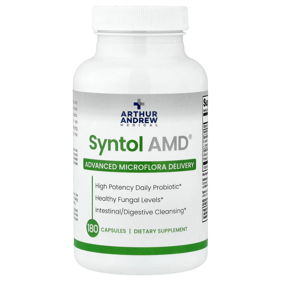 Пробиотический ферментный комплекс Syntol Arthur Andrew Medical®, 180 капсул