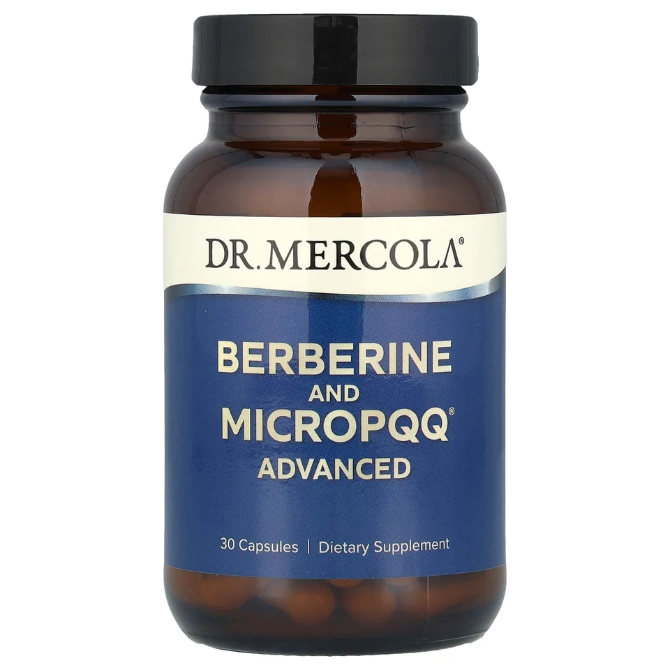 Берберин Dr. Mercola and MicroPQQ® Advanced, 30 капсул
