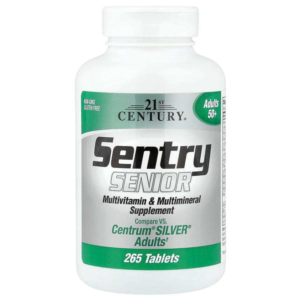 Мультивитамины 21st Century Sentry Senior & Multimineral Supplement Adults 50+, 265 таблеток