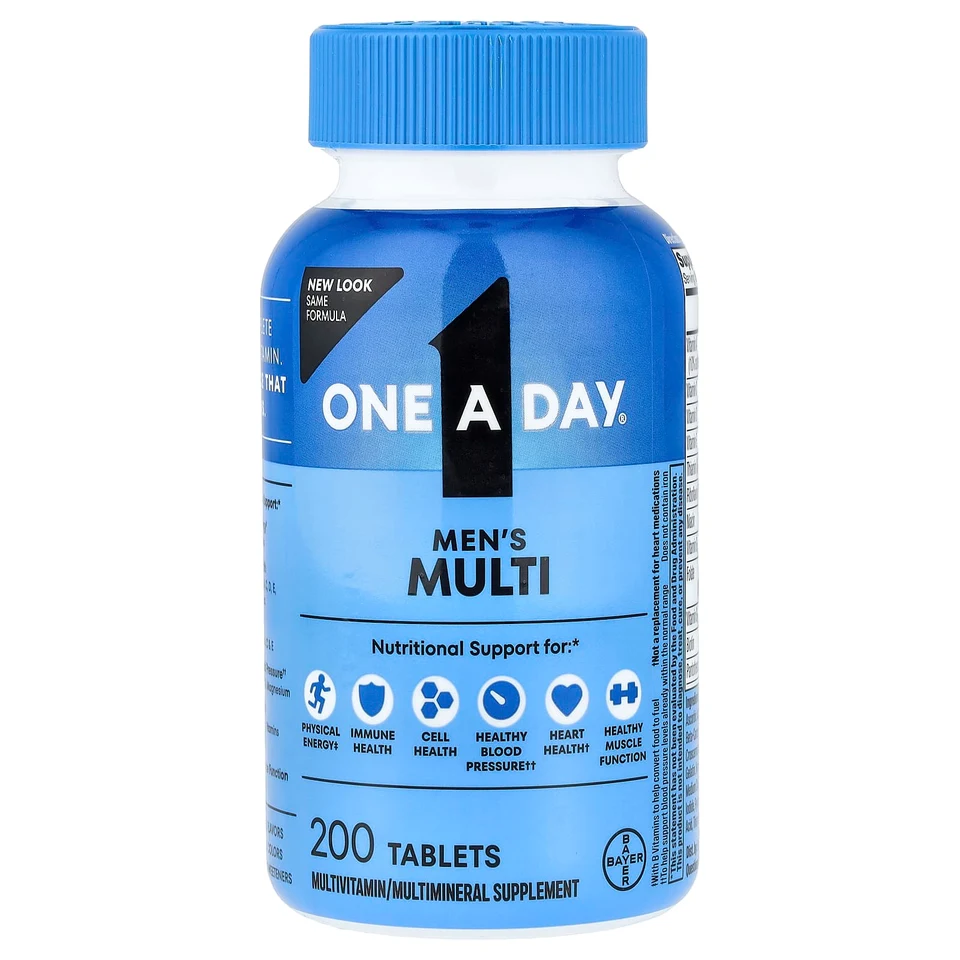 Мужские мультивитамины One-A-Day, 200 таблеток