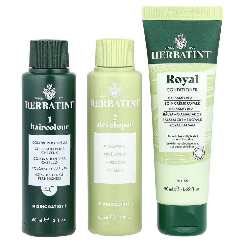 Гель Herbatint Permanent Haircolor 4C Ash Chestnut, 170 мл