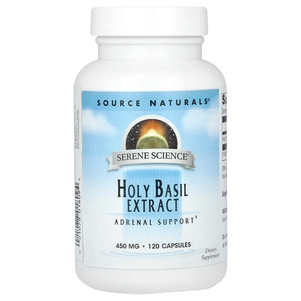 Тулси Source Naturals Extract, 450 мг, 120 капсул