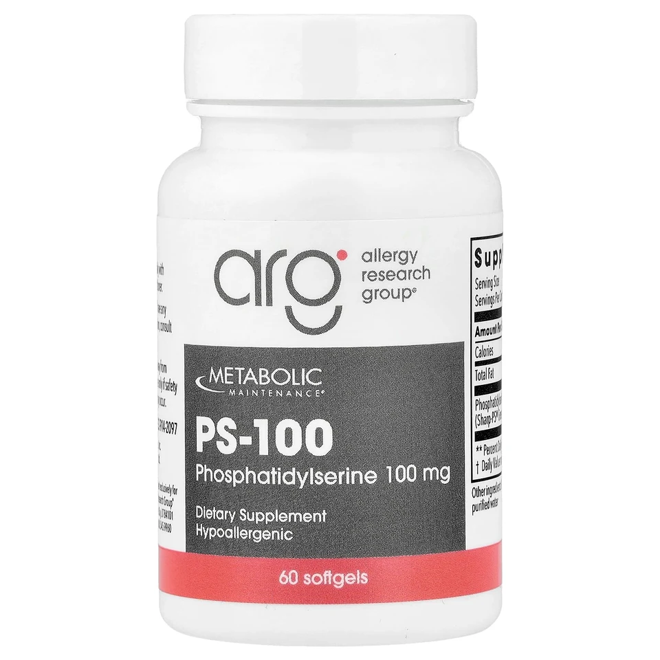 PS-100 Metabolic Maintenance, 100 мг, 60 мягких капсул