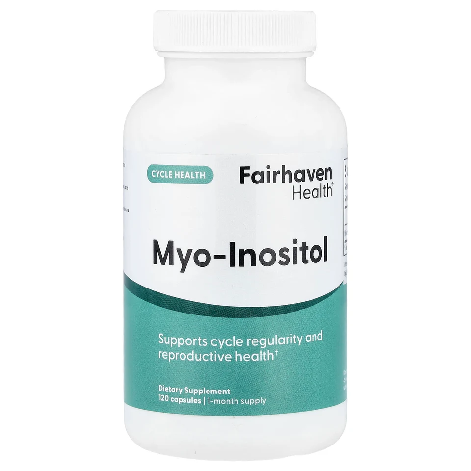 Инозитол Fairhaven Health Myo-, 500 мг, 120 капсул