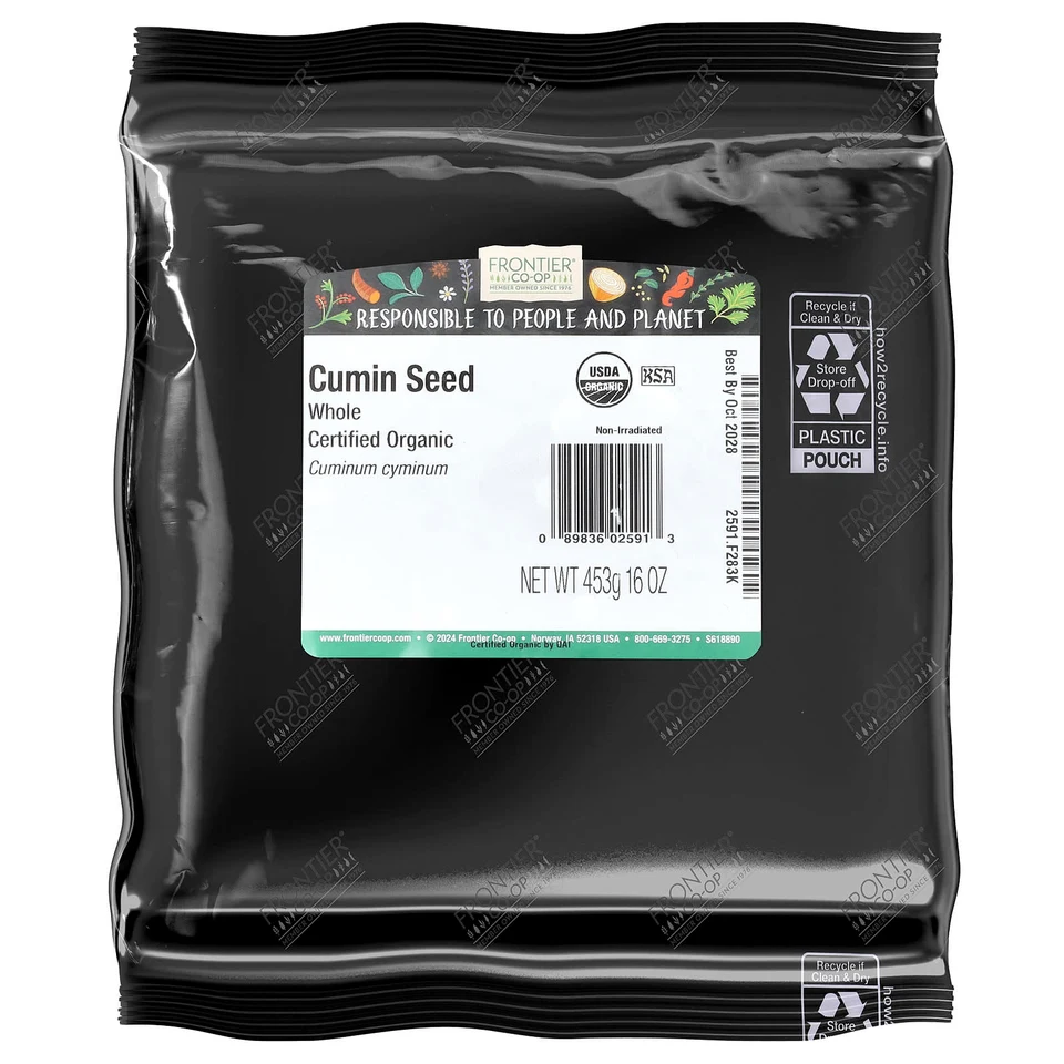 Кумин Frontier Co-op Organic, 453 г