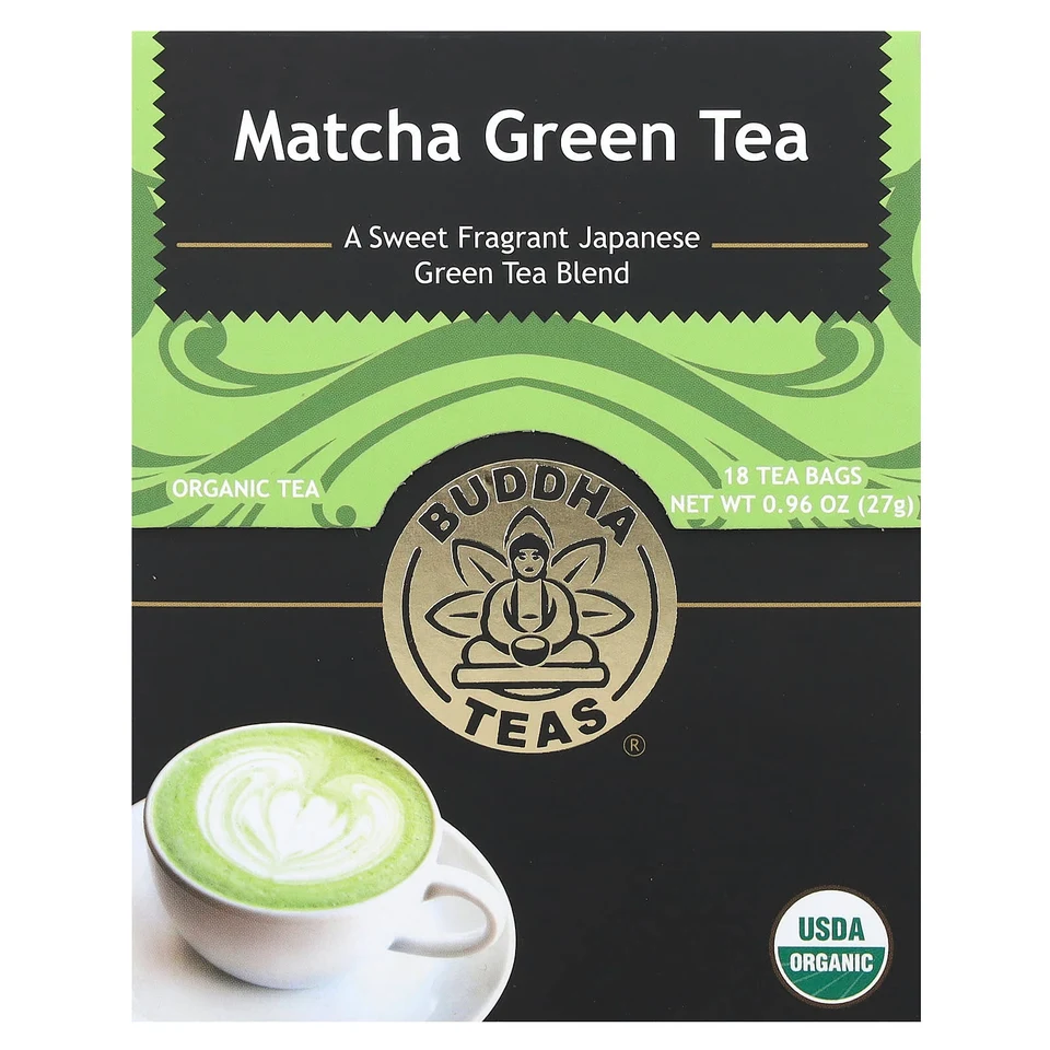 Чайные пакетики Buddha Teas Organic Tea Matcha Green 18, 27 г