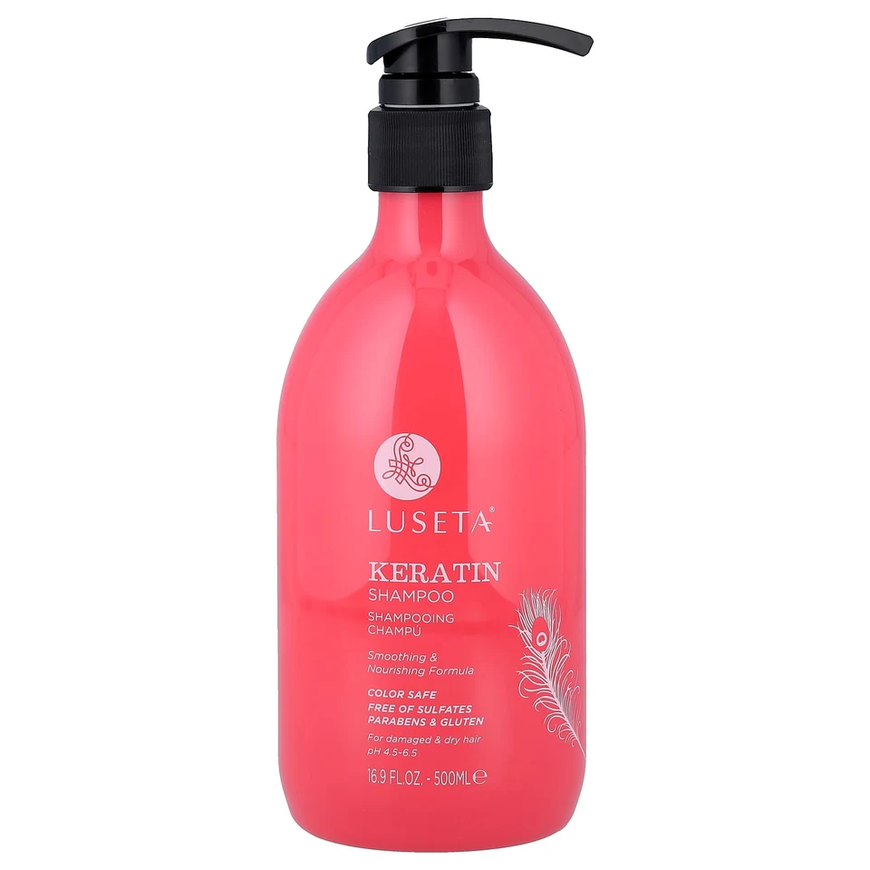 Шампунь Luseta Beauty Keratin For Damaged & Dry Hair, 500 мл