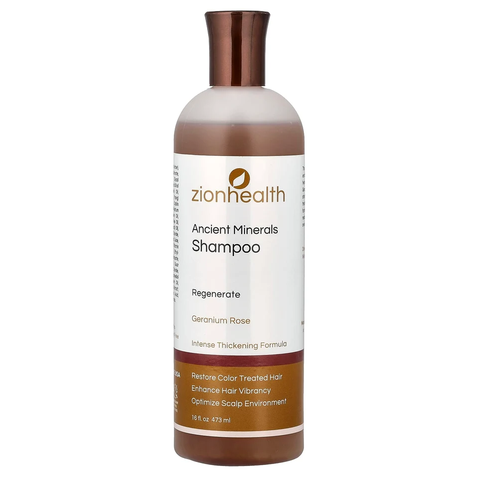 Минерал Zion Health Ancient Shampoo Geranium Rose, 473 мл