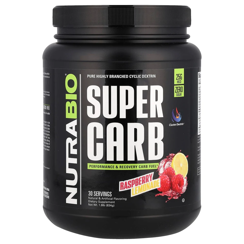 Супер углеводы NutraBio, 1.8 фунта (834 г)