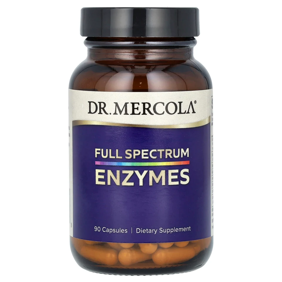 Ферменты Dr. Mercola Full Spectrum, 90 капсул