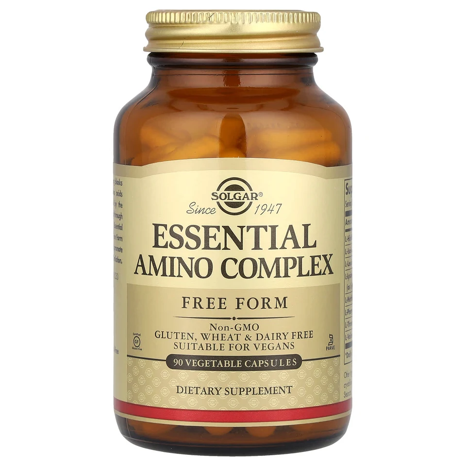 Комплекс Solgar Essential Amino, 90 растительных капсул