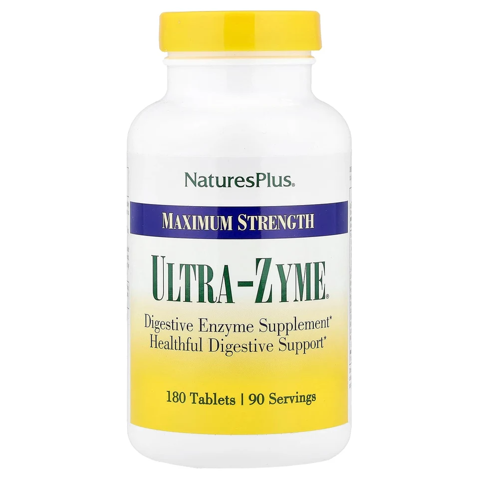Ультра-Займ NaturesPlus, 180 таблеток