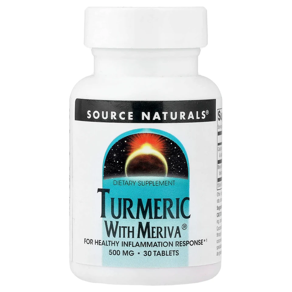 Куркума Source Naturals With Meriva®, 30 таблеток