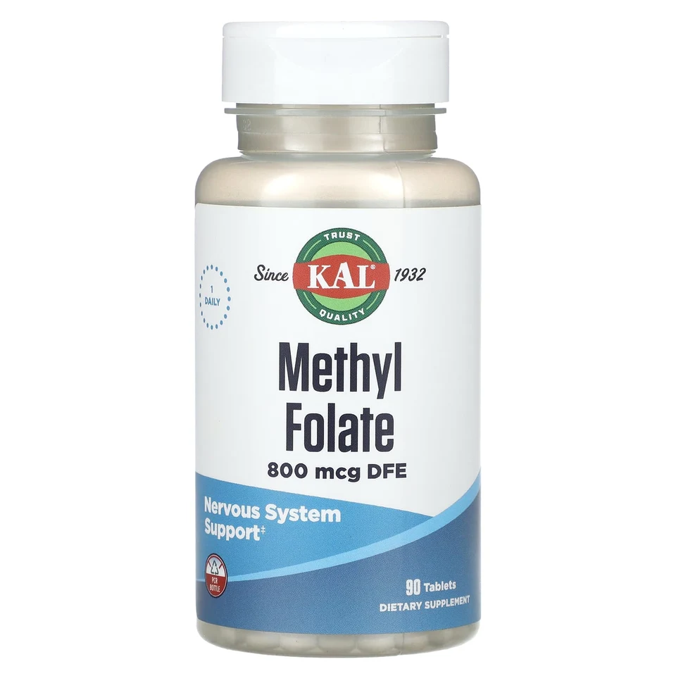 Фолат KAL Methyl, 800 мкг, 90 таблеток