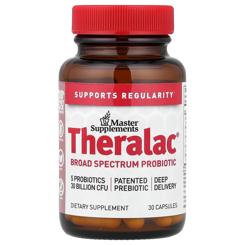 Пробиотик Master Supplements Theralac® Broad Spectrum, 30 капсул