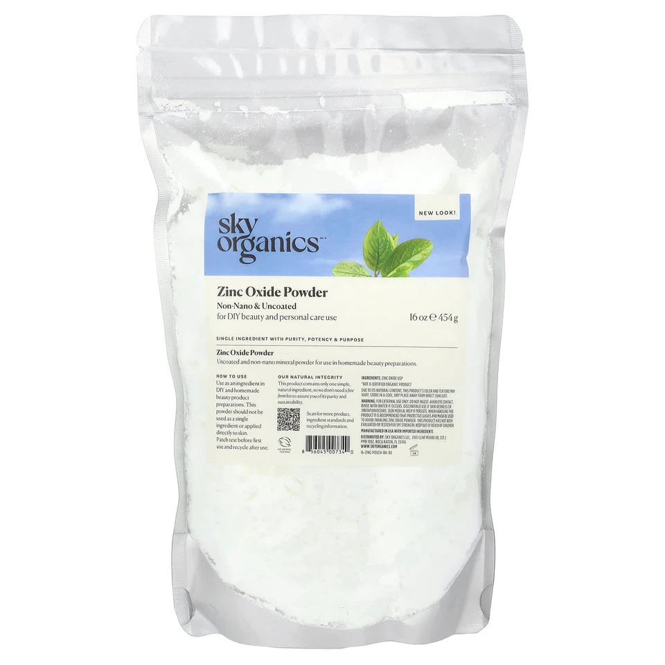 Порошок Sky Organics Zinc Oxide, 454 г