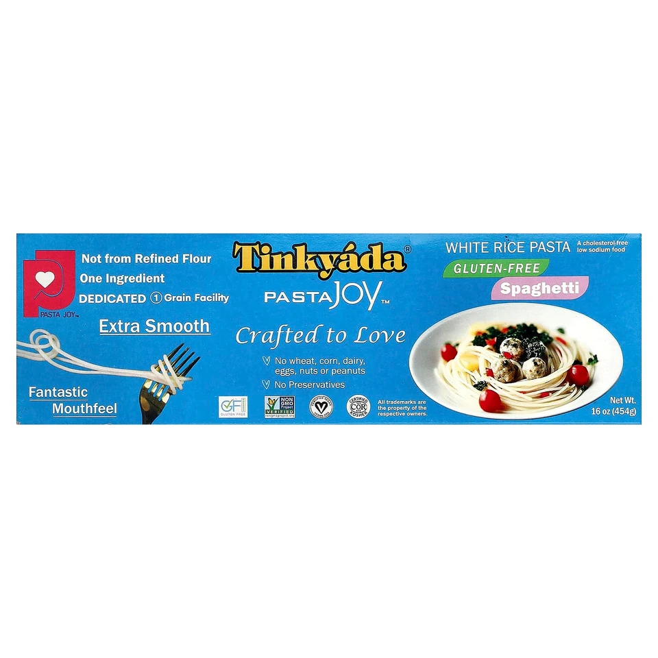 Паста Tinkyada White Rice, спагетти, 454 г