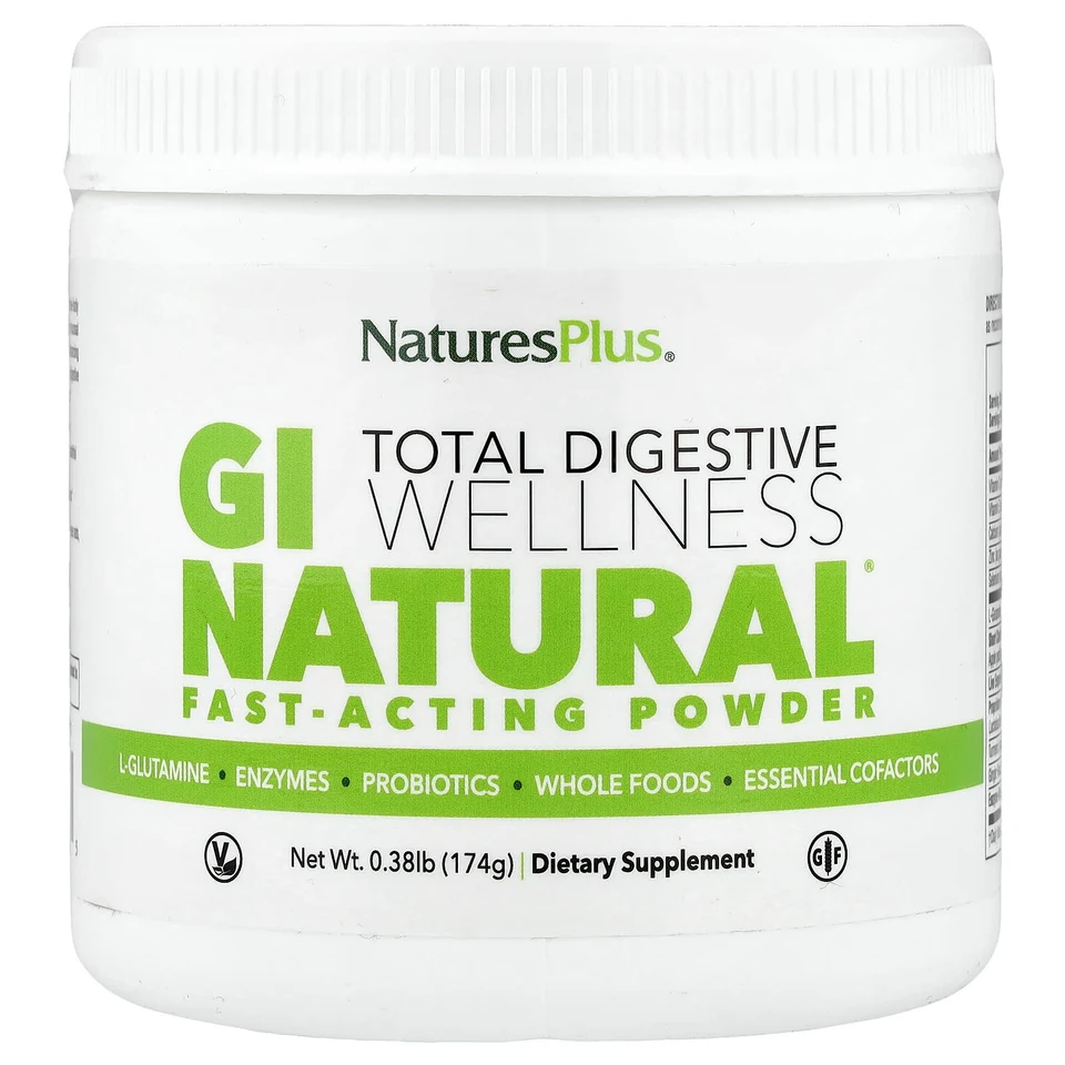 Порошок NaturesPlus GI Natural® Fast-Acting, 174 г, 0.
