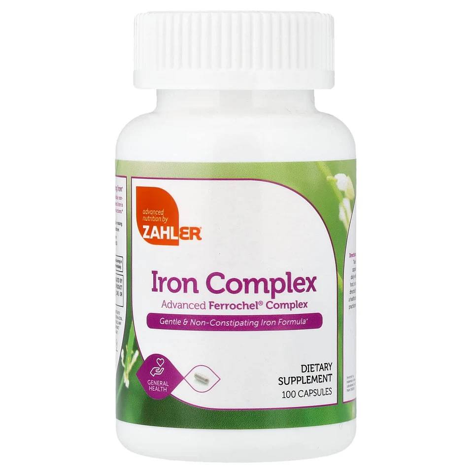 Комплекс Zahler Iron, 100 капсул