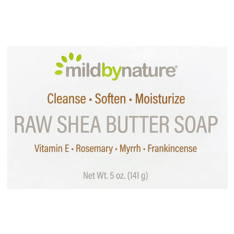 Мыло Mild By Nature Raw Shea Butter Soap, 141 г