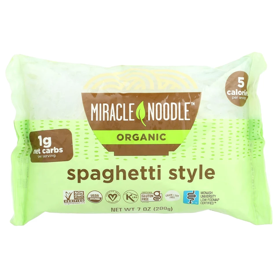 Лапша спагетти органическая Miracle Noodle, 200 г
