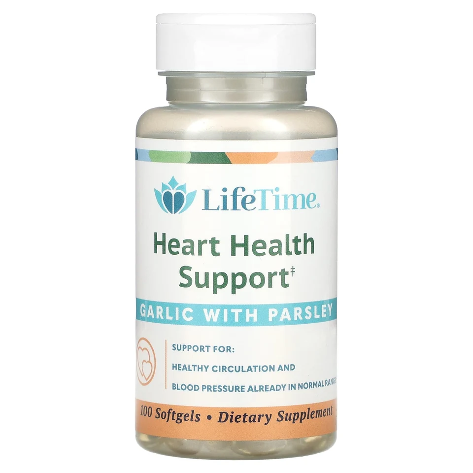 Поддержка здоровья сердца LifeTime Vitamins, 100 мягких капсул
