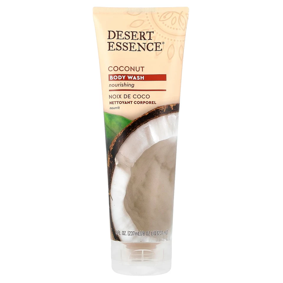 Гель для душа Desert Essence, аромат «кокос», 237 мл