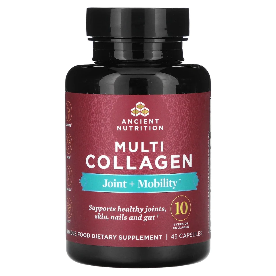 Коллаген Ancient Nutrition Multi Joint Mobility, 45 капсул