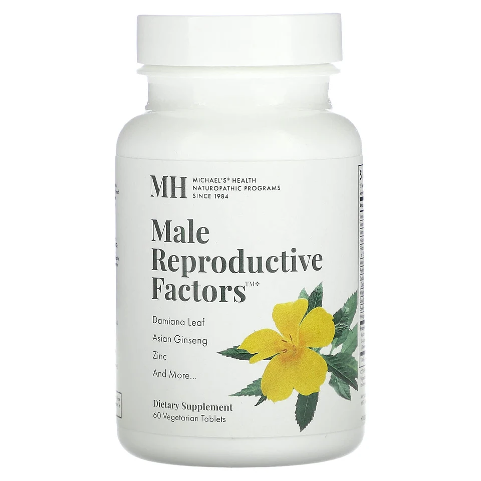 Мужские репродуктивные факторы Michael's Health, 60 вегетарианских таблеток