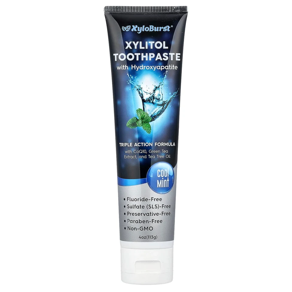 Зубная паста Xyloburst Xylitol with Hydroxyapatite Cool Mint, 113 г