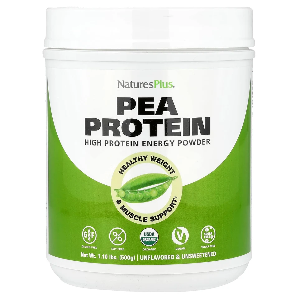 Гороховый протеин NaturesPlus, без вкуса, 500 г