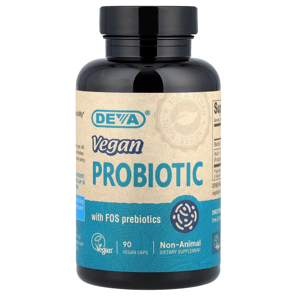 Пребиотик Deva Vegan Probiotic with FOS 90 Vegan Caps