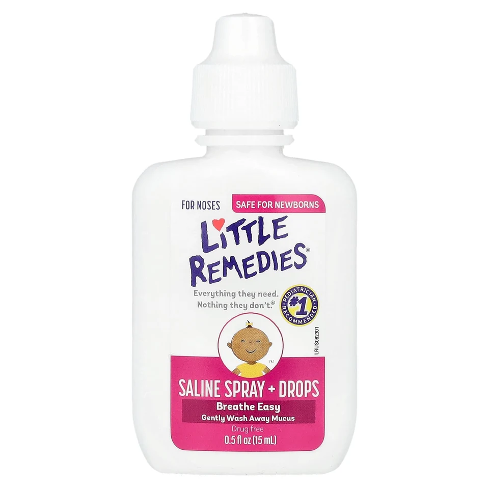Спрей Little Remedies Saline Drops For Noses, 15 мл, капли