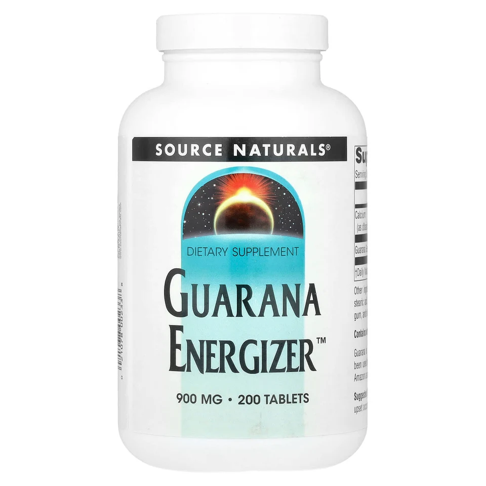 Гуарана Source Naturals Energizer™, 200 таблеток
