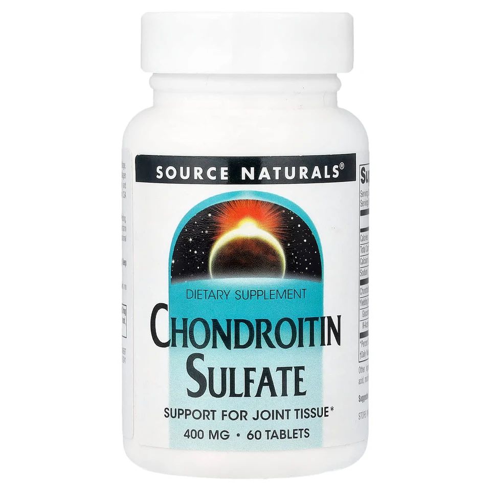Хондроитин сульфат Source Naturals, 400 мг, 60 таблеток