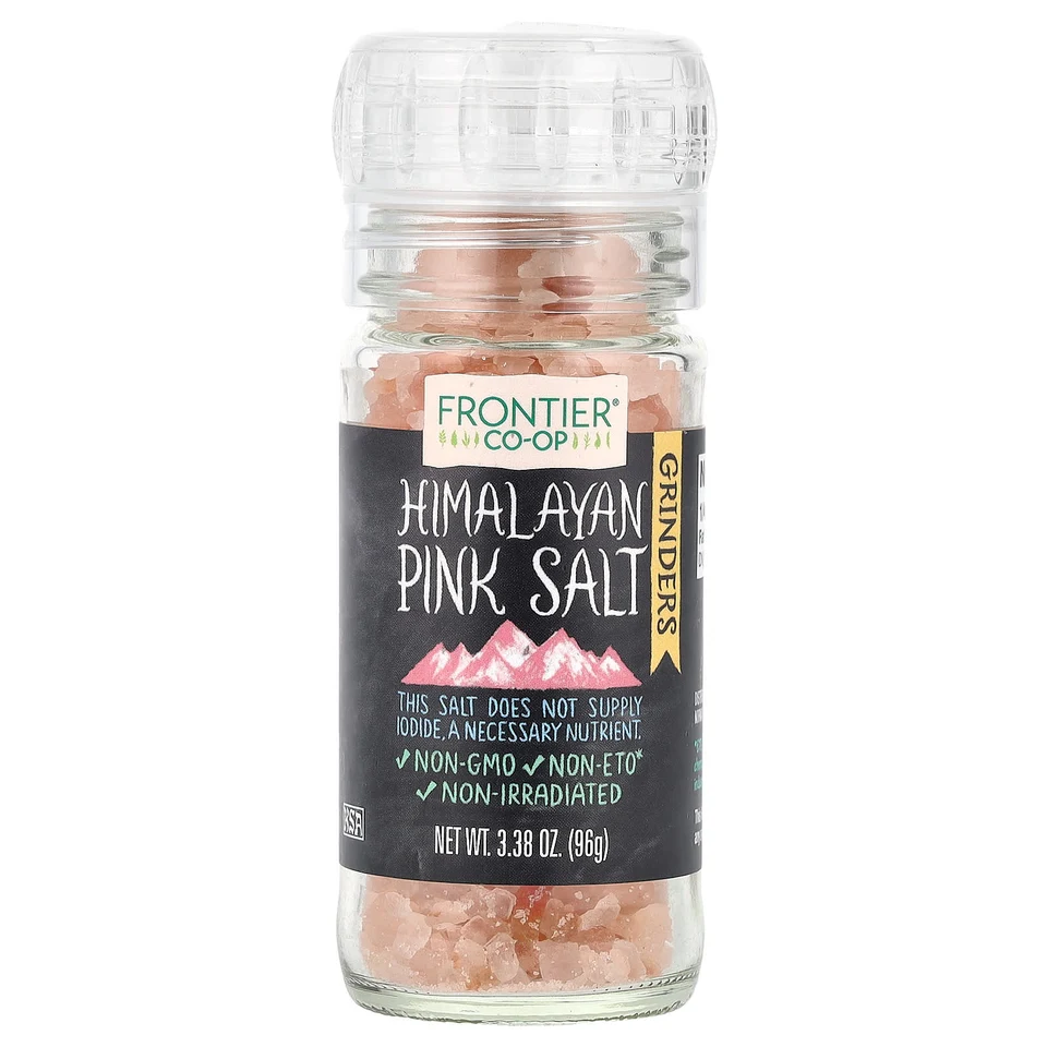 Розовая соль Frontier Co-op Himalayan, Grinders, 96 г