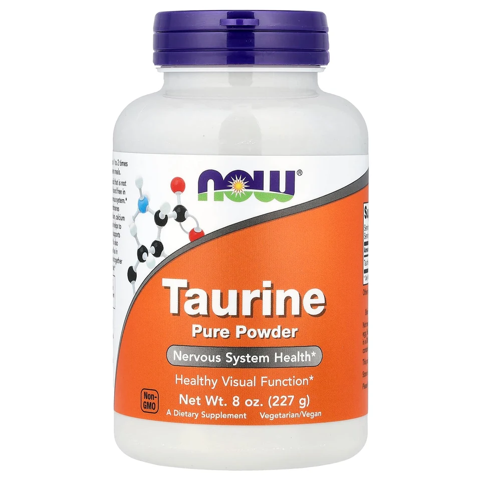 Таурин NOW Foods Pure Powder, 227 г, порошок