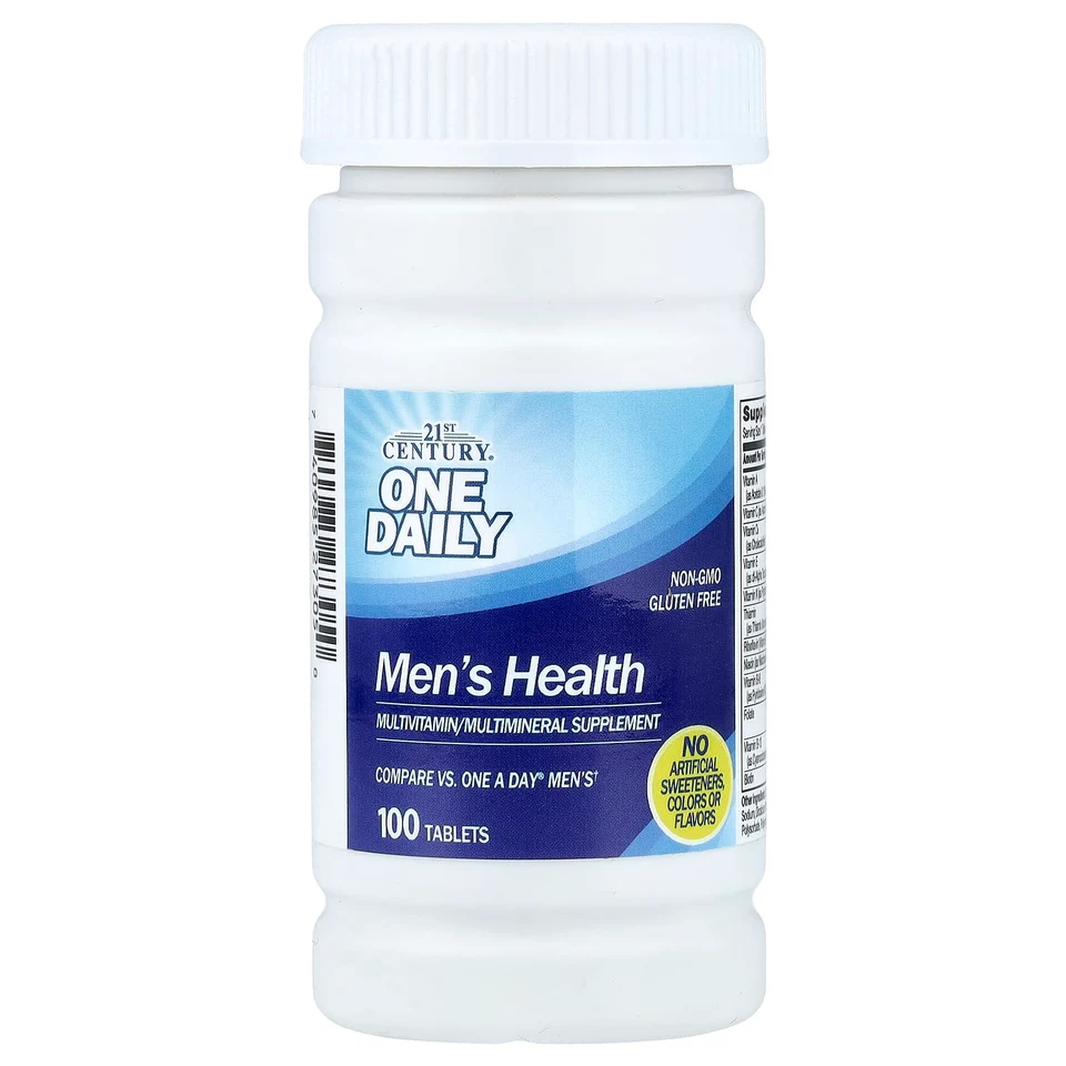 Мультивитамины 21st Century One Daily Men's Health, для мужчин, 100 таблеток