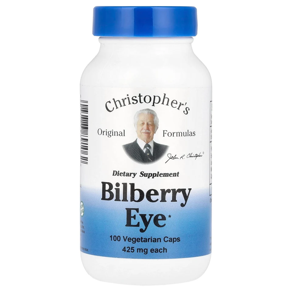 Черника Christopher's Original Formulas Eye, 100 растительных капсул