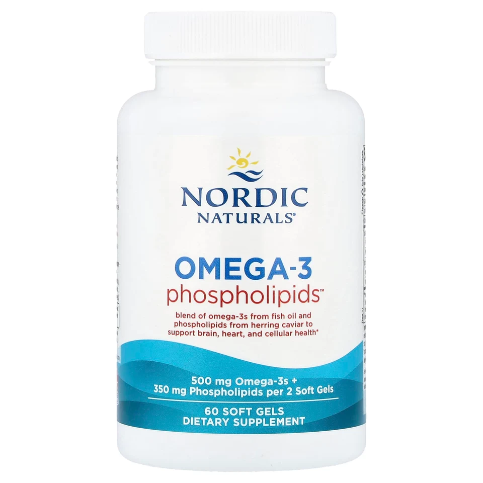 Омега-3 Nordic Naturals Phospholipids™, 60 мягких капсул