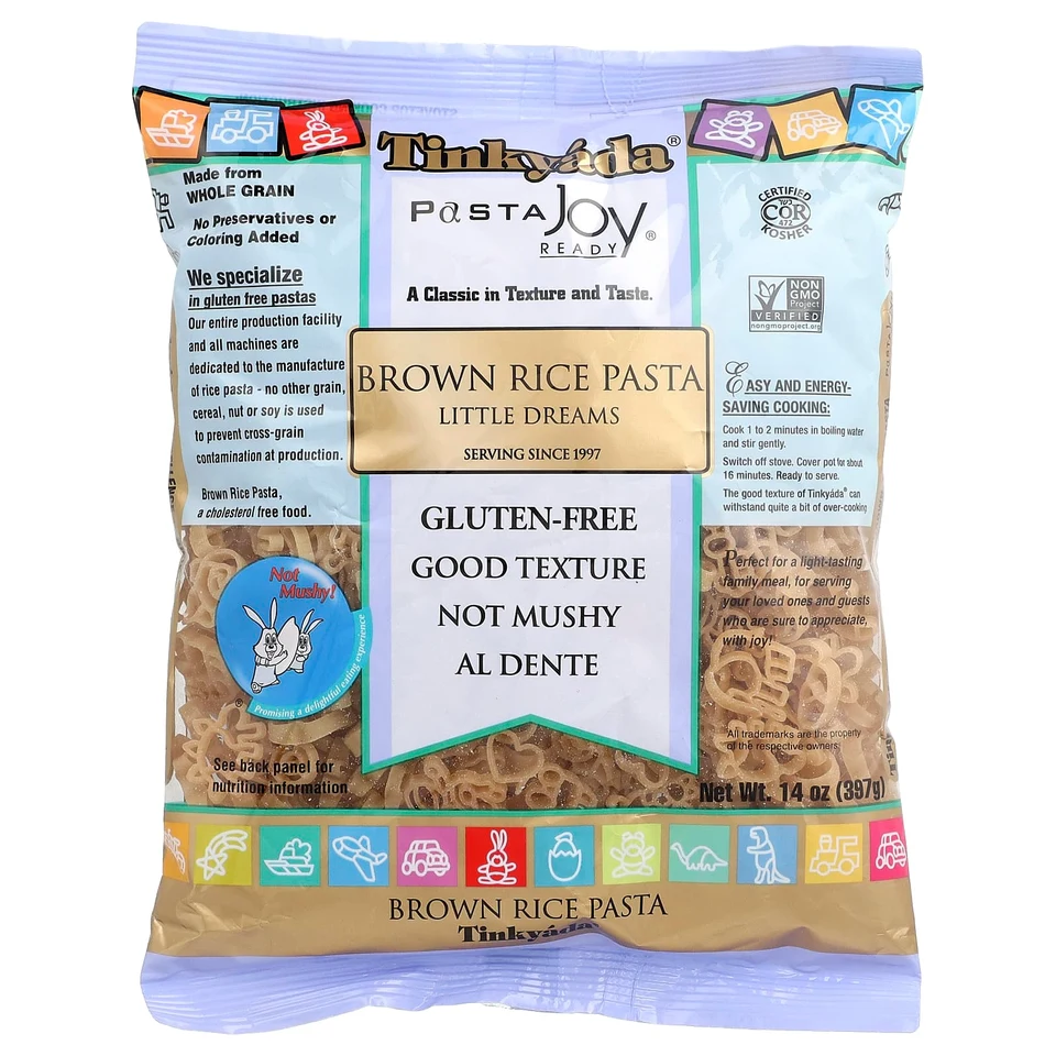 Паста Tinkyada Brown Rice Little Dreams, 397 г