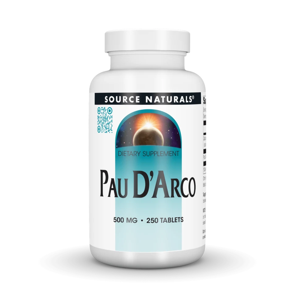 Пау д’арко Source Naturals, 500 мг, 250 таблеток