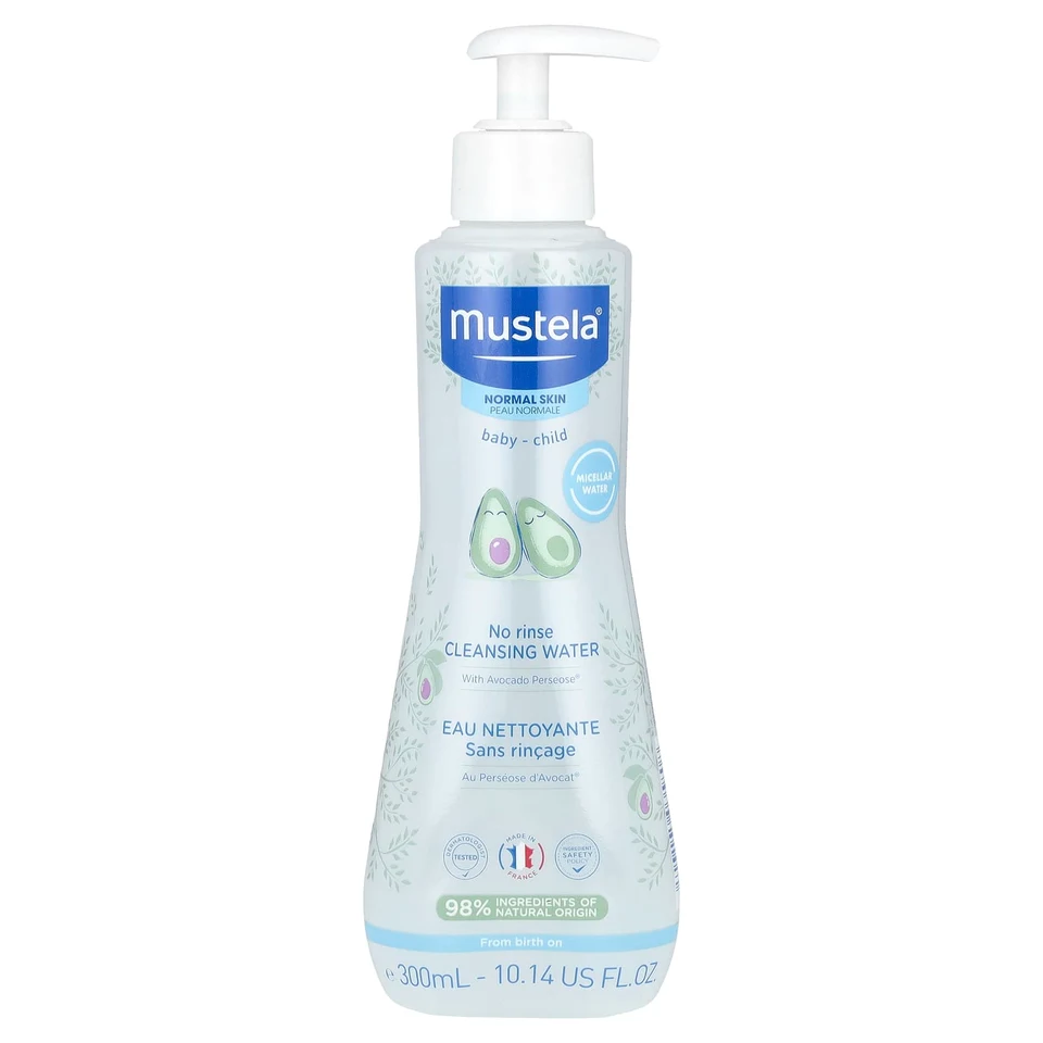 Детское очищающая вода Mustela Baby-Child No Rinse, 300 мл