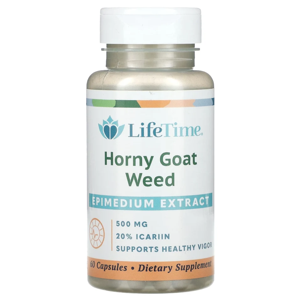 Горянка LifeTime Vitamins, 500 мг, 60 капсул