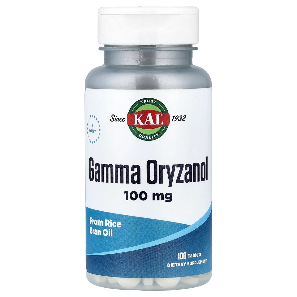 Гамма-оризанол KAL Gamma Oryzanol, 100 мг, 100 таблеток