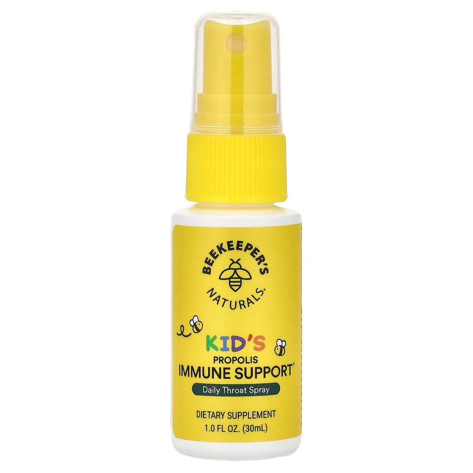 Прополис Beekeeper's Naturals Immune Support Daily Throat Spray, 30 мл, спрей